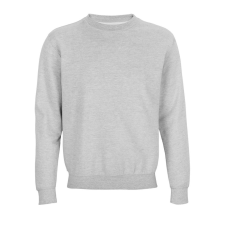 SOL&#039;S unisex környakas pulóver SO03814, Grey Melange-XL női pulóver, kardigán