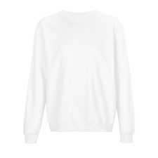 SOL&#039;S unisex környakas pulóver SO03814, White-L női pulóver, kardigán