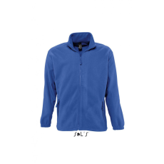 SOL'S Uniszex kabát SOL'S SO55000 Sol'S north Men - Zipped Fleece Jacket -2XL, Royal Blue
