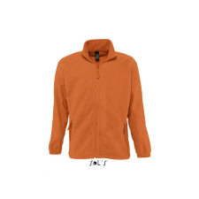 SOL&#039;S Uniszex kabát SOL&#039;S SO55000 Sol&#039;S north Men - Zipped Fleece Jacket -3XL, Orange női dzseki, kabát