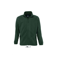 SOL'S Uniszex kabát SOL'S SO55000 Sol'S north Men - Zipped Fleece Jacket -4XL, Fir Green