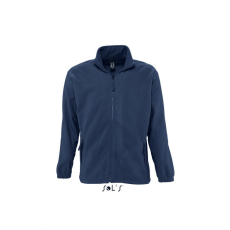 SOL'S Uniszex kabát SOL'S SO55000 Sol'S north Men - Zipped Fleece Jacket -4XL, Navy
