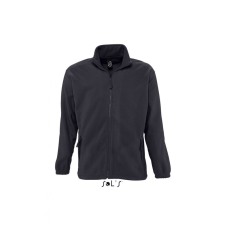 SOL&#039;S Uniszex kabát SOL&#039;S SO55000 Sol&#039;S north Men - Zipped Fleece Jacket -5XL, Charcoal Grey női dzseki, kabát