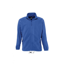 SOL&#039;S Uniszex kabát SOL&#039;S SO55000 Sol&#039;S north Men - Zipped Fleece Jacket -5XL, Royal Blue női dzseki, kabát