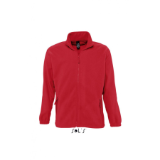 SOL&#039;S Uniszex kabát SOL&#039;S SO55000 Sol&#039;S north Men - Zipped Fleece Jacket -XS, Red női dzseki, kabát