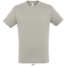 SOL'S Uniszex REGENT kereknyakú rövid ujjú pamut póló, SOL'S SO11380, Light Grey-XS