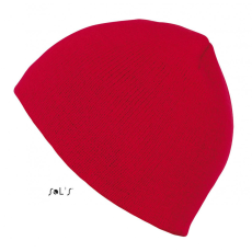 SOL'S Uniszex sapka SOL'S SO88122 Sol'S Bronx - Acrylic Hat -Egy méret, Red