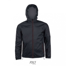 SOL'S Uniszex széldzseki SOL'S SO01171 Sol'S Skate - Lined Windbreaker -L, Black/Dark Grey