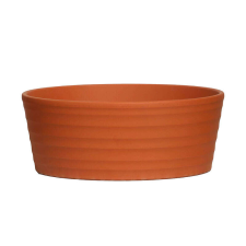 Sol agyag ültetőtál terrakotta 26cm alsó lyuk nélkül kerti tárolás
