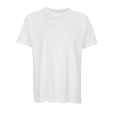 SOL'S Boxy Men's oversized póló (white, L) munkaruha