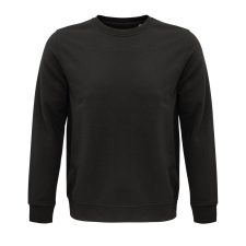 SOL'S Comet - unisex környakú pulóver (deep charcoal grey, 2XL) munkaruha