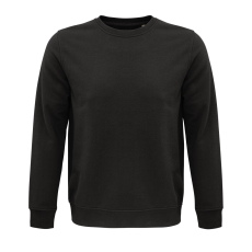 SOL'S Comet - unisex környakú pulóver (deep charcoal grey, L)