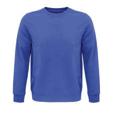 SOL'S Comet - unisex környakú pulóver (royal kék, L) munkaruha