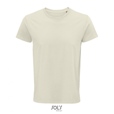 SOL'S Crusader Men - környakas testhezálló jersey póló (natural, M)