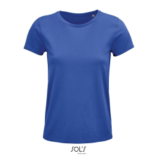 SOL'S Crusader Women - környakas testhezálló jersey póló (royal kék, XL) munkaruha