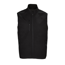 SOL'S Falcon BW Men - softshell mellény (black, M) munkaruha