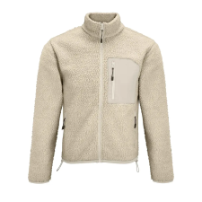 SOL'S Fury - zipzáros pulóver (shear beige/beige, M) munkaruha