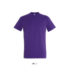 SOL'S Imperial- férfi környakú póló (dark purple, 2XL) munkaruha