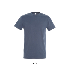 SOL'S Imperial- férfi környakú póló (denim, 4XL)