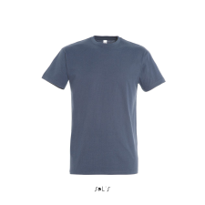 SOL'S Imperial- férfi környakú póló (denim, L) munkaruha