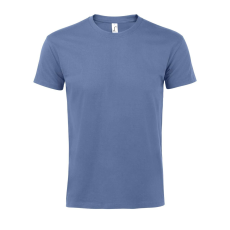 SOL'S Imperial- férfi környakú póló (kék, 3XL)