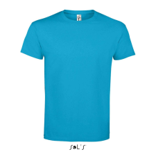 SOL'S Imperial- férfi környakú póló (víz, 4XL) munkaruha