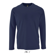 SOL'S Imperial LSL Men - hosszú ujjú póló (french navy, 4XL) munkaruha