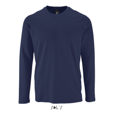 SOL'S Imperial LSL Men - hosszú ujjú póló (french navy, XL)