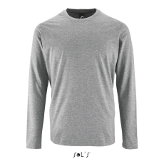 SOL'S Imperial LSL Men - hosszú ujjú póló (grey melange, 4XL)