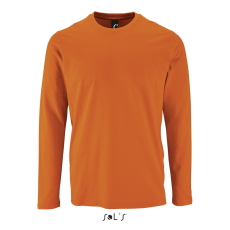 SOL'S Imperial LSL Men - hosszú ujjú póló (orange, L)