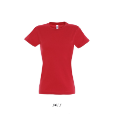 SOL'S Imperial Women - környakú póló (red, 3XL)