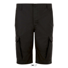 SOL'S Jackson - férfi bermuda rövidnadrág (black, 46) munkaruha