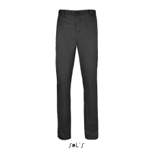 SOL'S Jared Men - szatén streccs nadrág (black, 42) munkaruha
