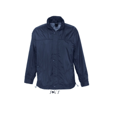 SOL'S Mistral - jersey bélelt víztaszító széldzseki (navy, 2XL)