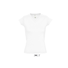 SOL'S Moon - női v-nyakú póló (white, L)