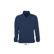 SOL'S Ness - gyapjú 1/4 zipzároszáros pulóver (navy, XL) munkaruha