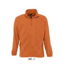 SOL'S North 100% Poliészter Unisex Zipp-Záras Pulóver (orange, 4XL)