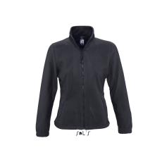 SOL'S North Women - zipzáros gyapjú dzseki (charcoal, 2XL)