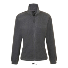 SOL'S North Women - zipzáros gyapjú dzseki (grey melange, 2XL) női pulóver, kardigán