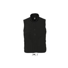 SOL'S Norway - unisex gyapjú mellény (black, 2XL)