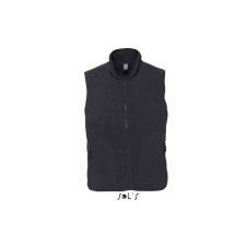SOL'S Norway - unisex gyapjú mellény (charcoal, 2XL) munkaruha