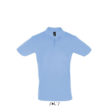 SOL'S Perfect Men - galléros póló (égkék, 3XL) munkaruha