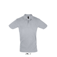 SOL'S Perfect Men - galléros póló (grey melange, 4XL) munkaruha