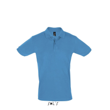 SOL'S Perfect Men - galléros póló (víz, 2XL) munkaruha