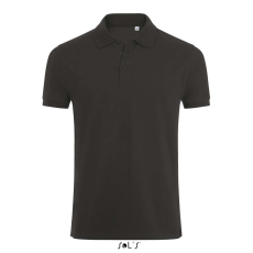 SOL'S Phoenix Men - gyapjú-elasztán galléros póló (charcoal melange, L)