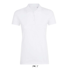 SOL'S Phoenix Women - gyapjú-elasztán galléros póló (white, XL) munkaruha