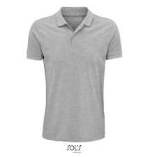 SOL'S Planet Men - galléros póló (grey melange, 5XL) munkaruha