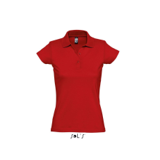 SOL'S Prescott Women - galléros póló (red, M)