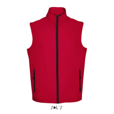 SOL'S Race BW Men - softshell mellény (paprika, XL) munkaruha