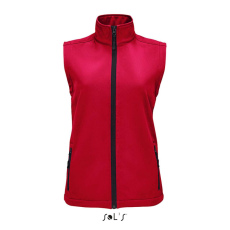 SOL'S Race BW Women - softshell mellény (paprika, S)